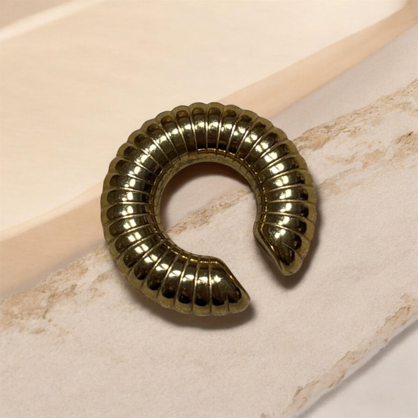 Earcuff plissettato