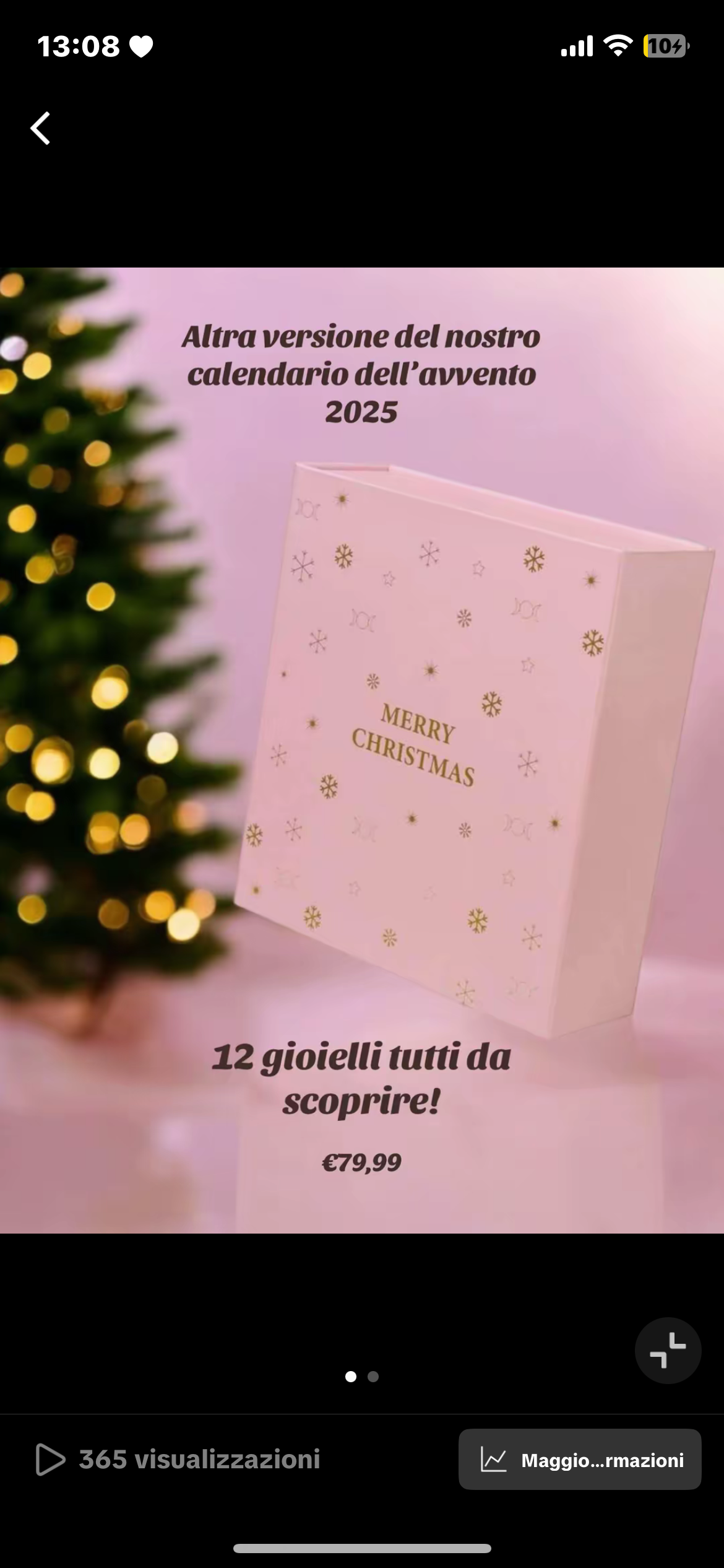 Calendario dell’avvento 2025