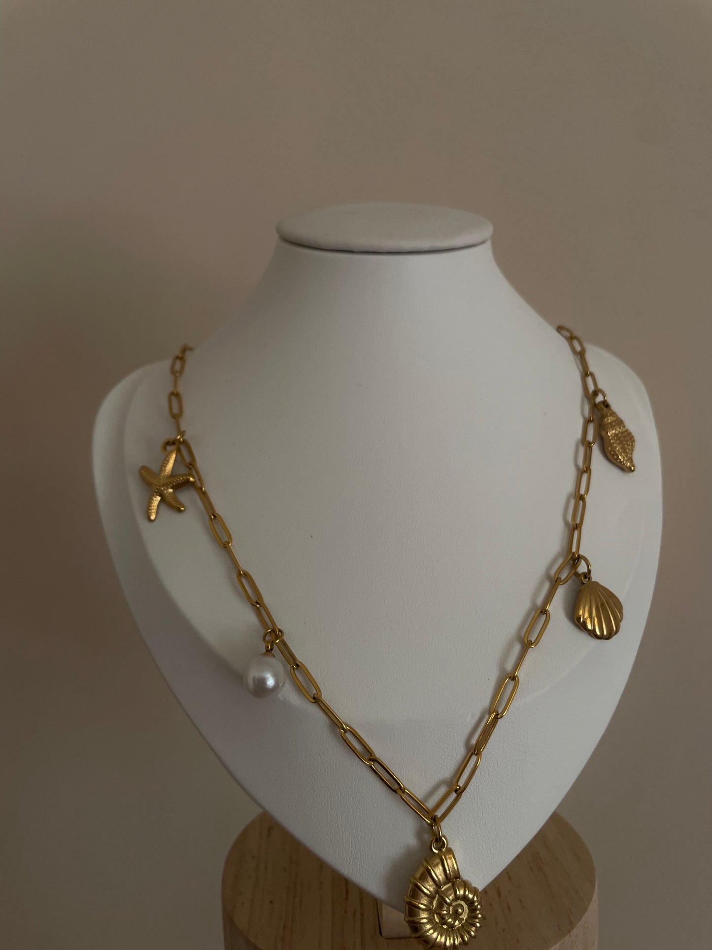 Collana conchiglia multicharms