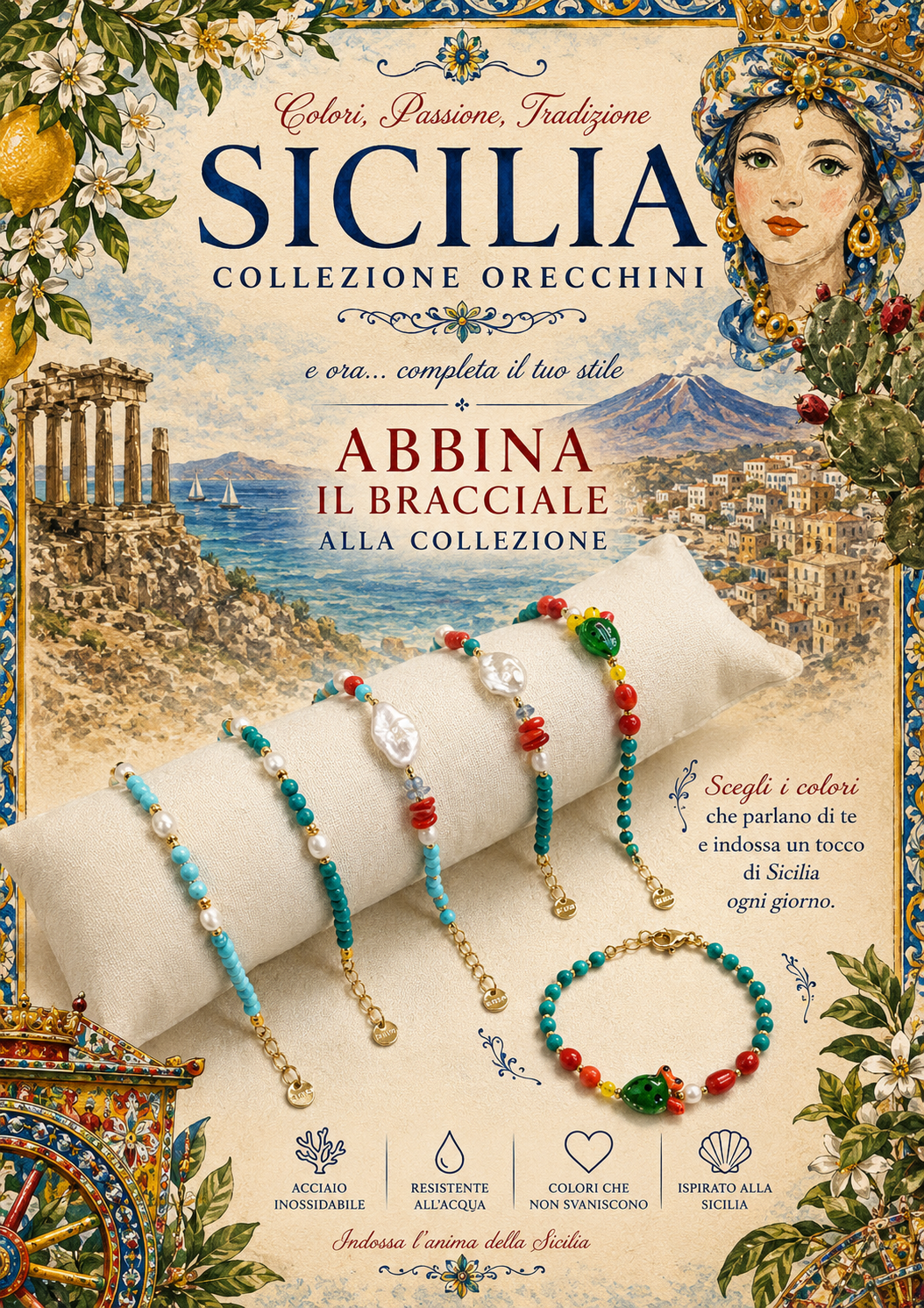 Bracciale sicilia bedda