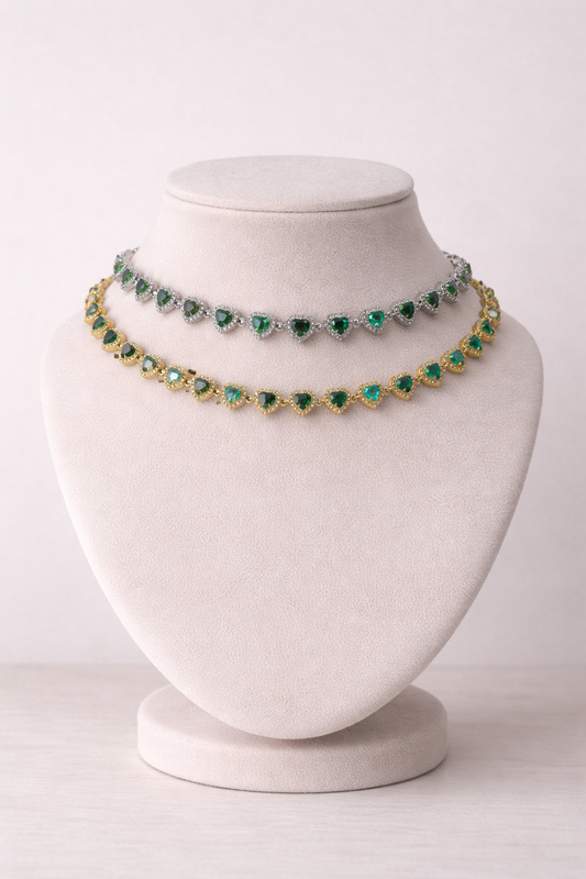 Collana pretty love green