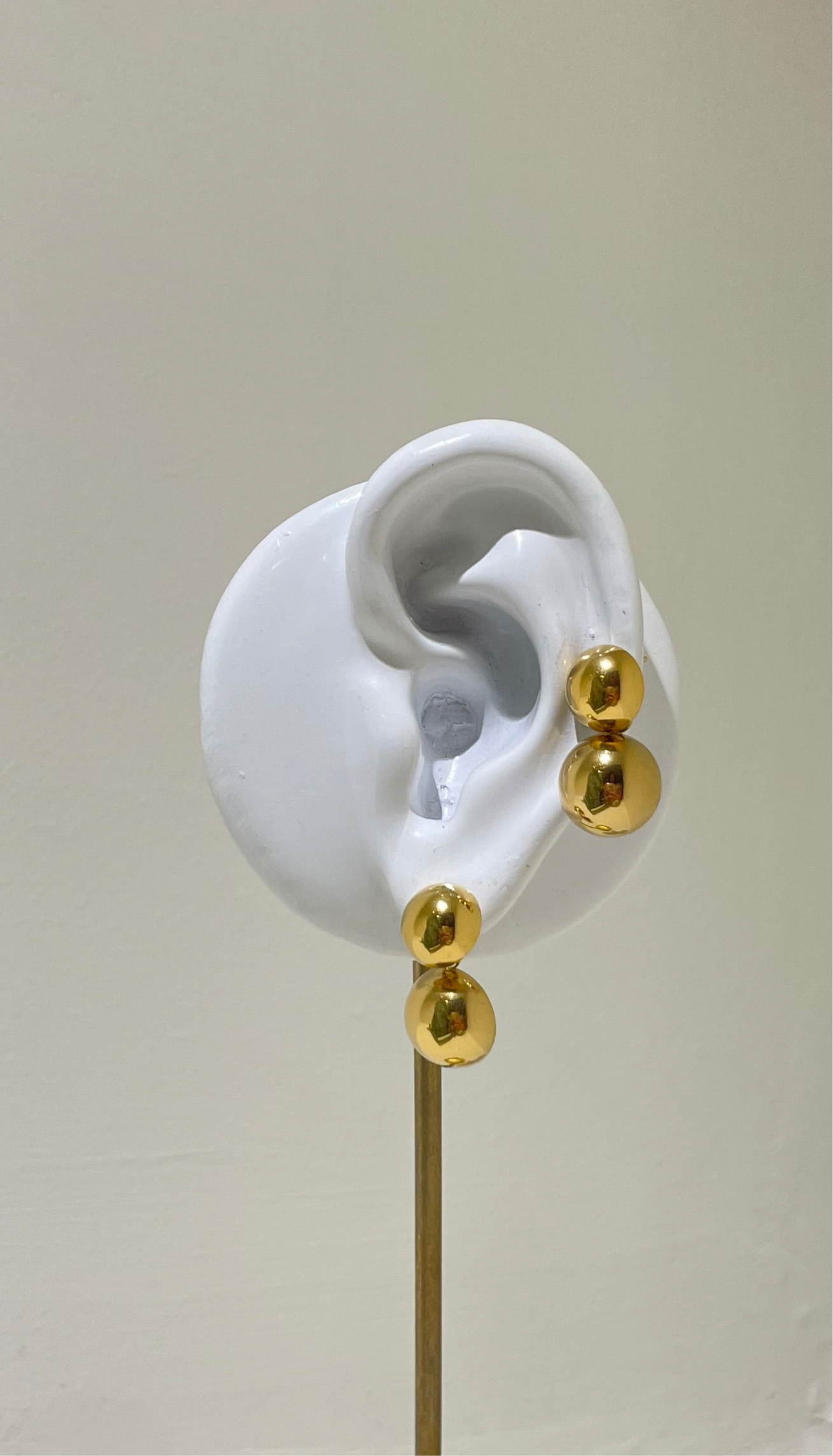 Orecchini bold double