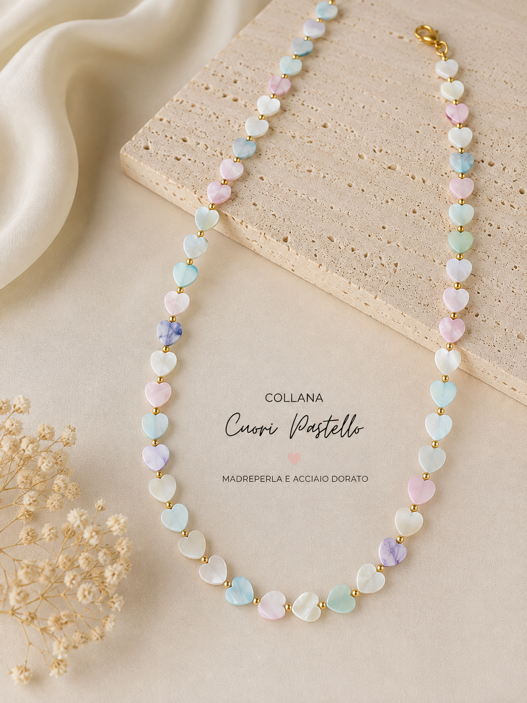 Collana pastello heart