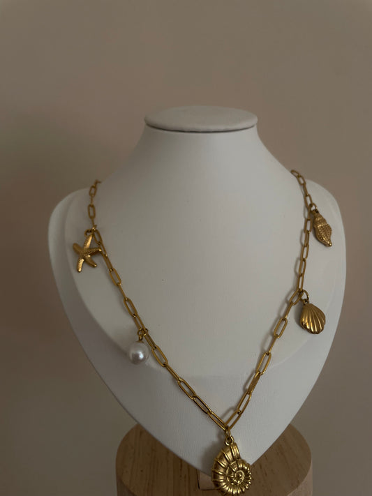 Collana conchiglia multicharms